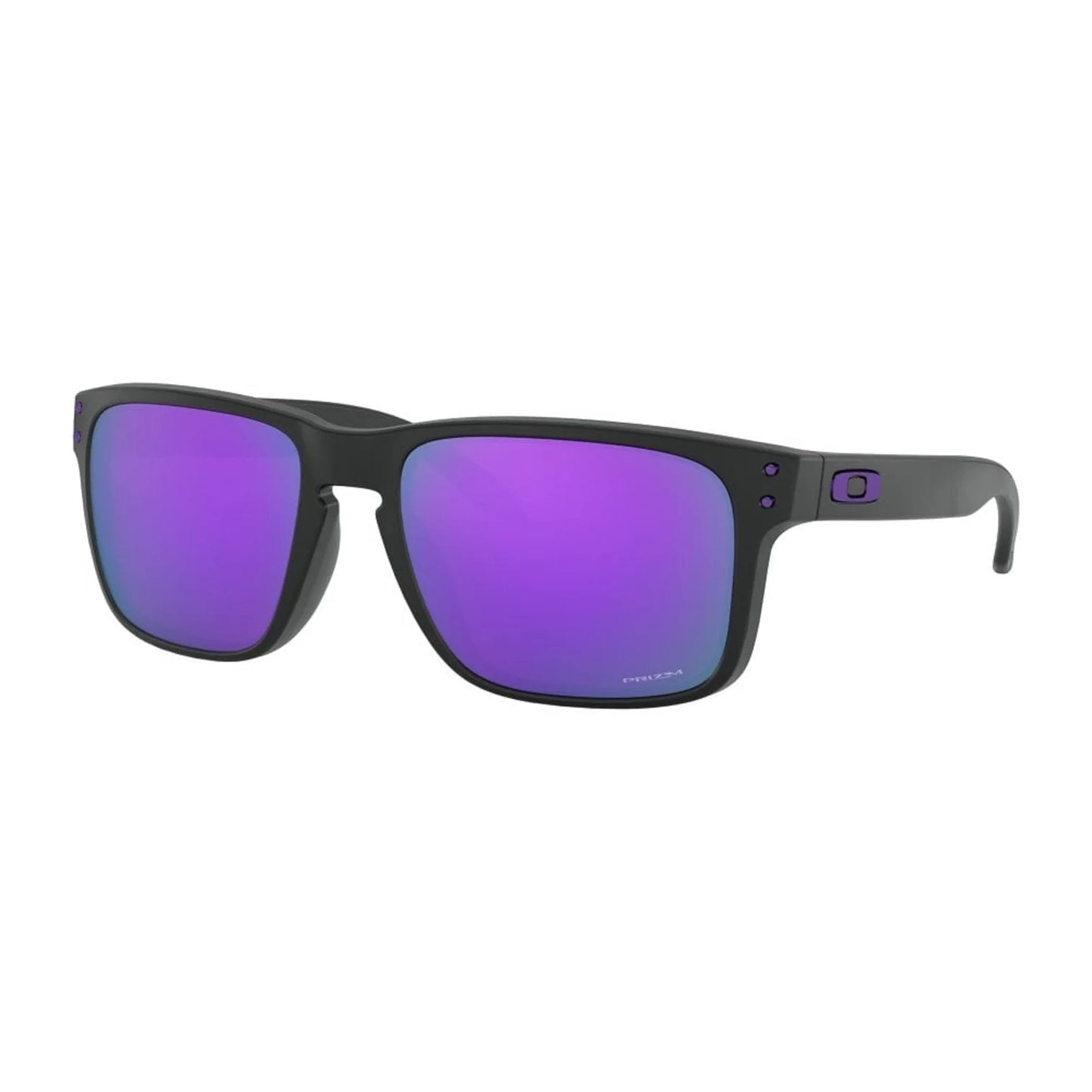 Oakley Holbrook Matte Black Prizm Violet Sunglasses (9102-K6)