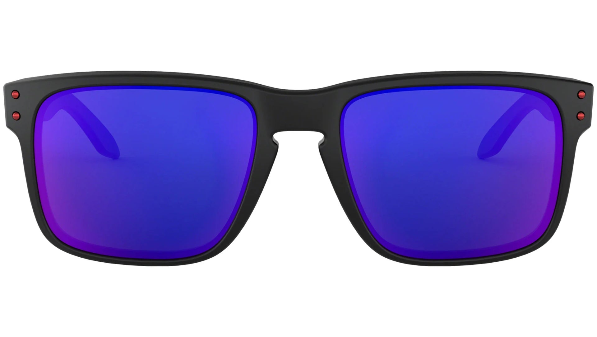 Oakley Holbrook Sunglasses Matte Black Red Iridium