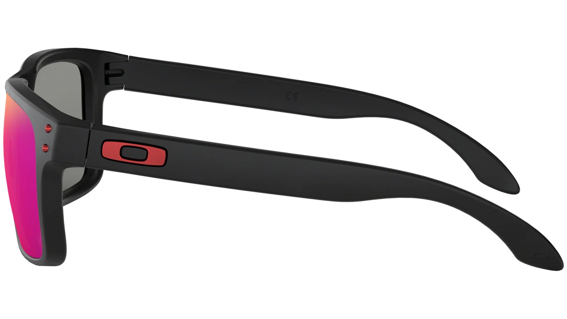 Oakley Holbrook Sunglasses Matte Black Red Iridium