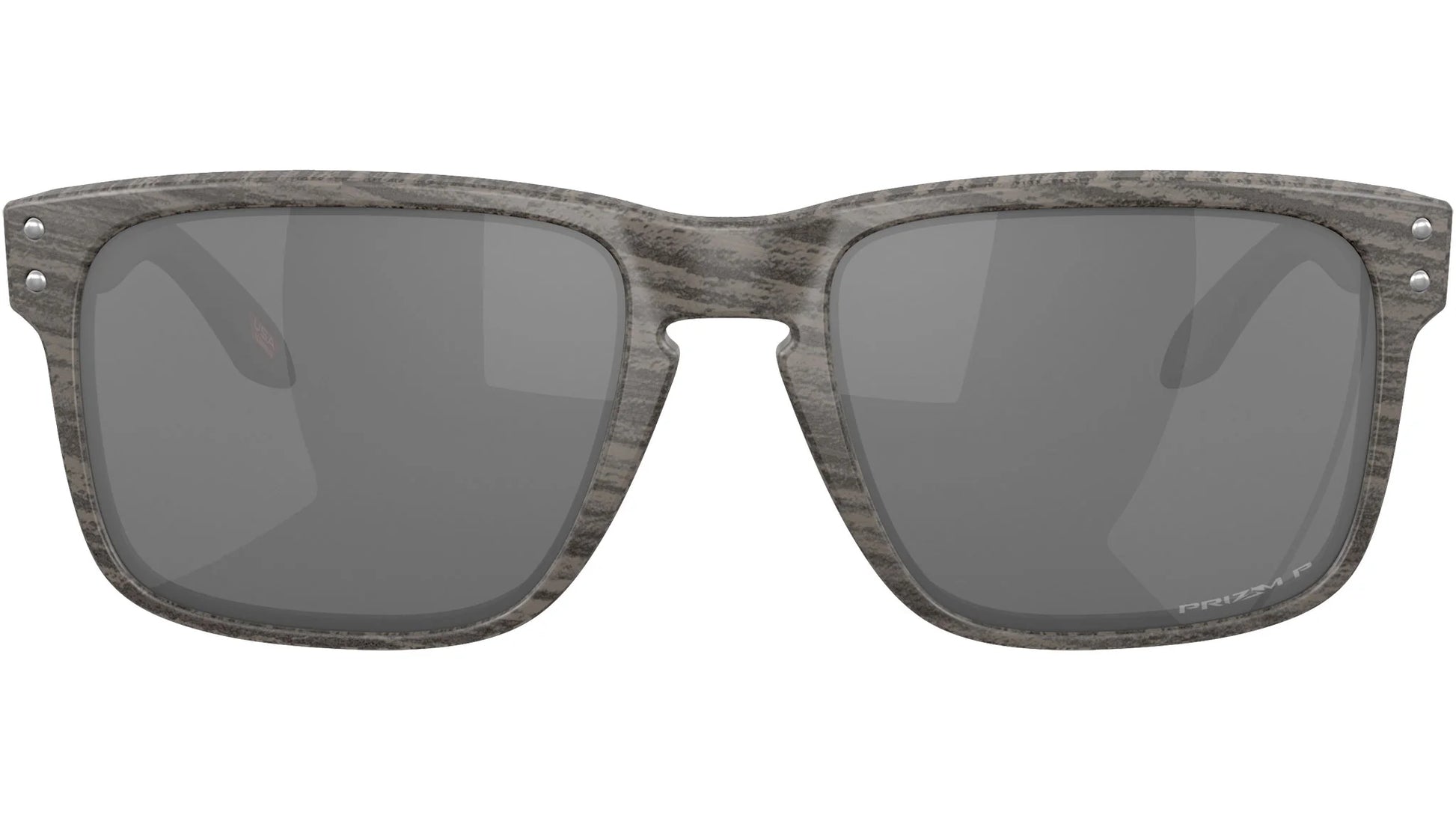 Oakley Holbrook Polarised Sunglasses Woodgrain Frame