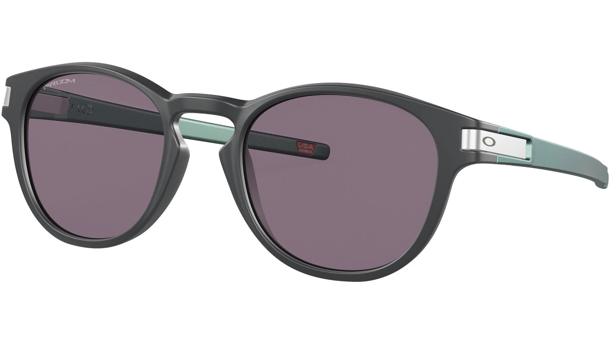 Oakley Latch Sunglasses Matte Carbon Prizm Grey