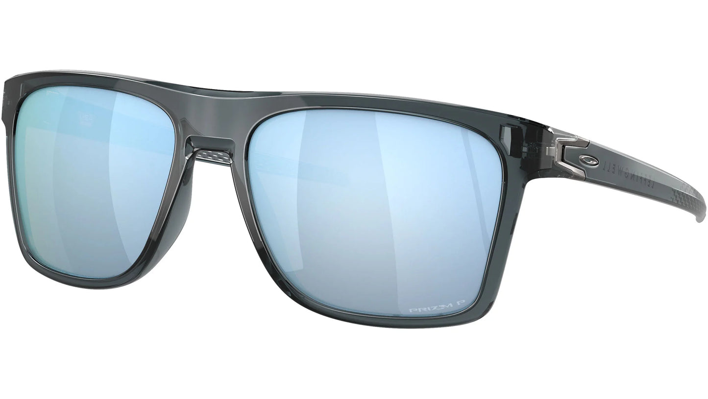 Oakley Leffingwell Polarised Crystal Black Prizm Deep Water H20 (9100 05)