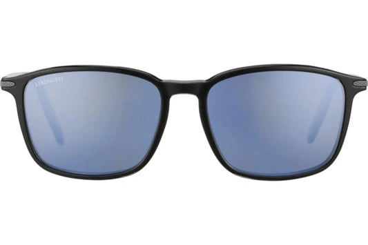 Serengeti Lenwood Polarised Gloss Black Glass 555NM Blue (8931)