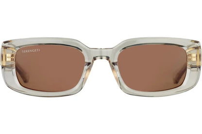 Serengeti Nicholson Polarised Shiny Transparent Taupe Glass Drivers (540004)