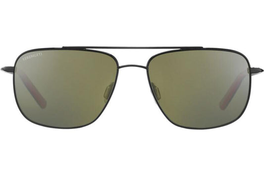 Serengeti Tellaro Polarised Shiny Black Glass 555NM (8818)