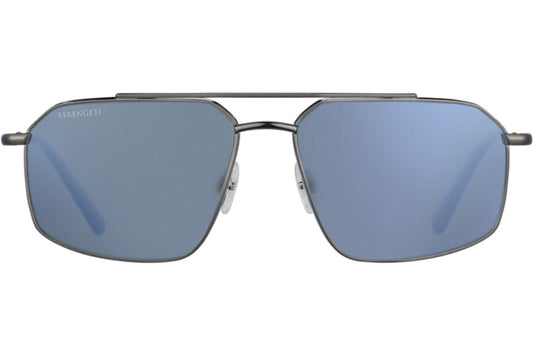 Serengeti Wayne Polarised Shiny Dark Gunmetal 555NM Blue (546002)