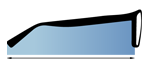 Sunglasses Frame Length